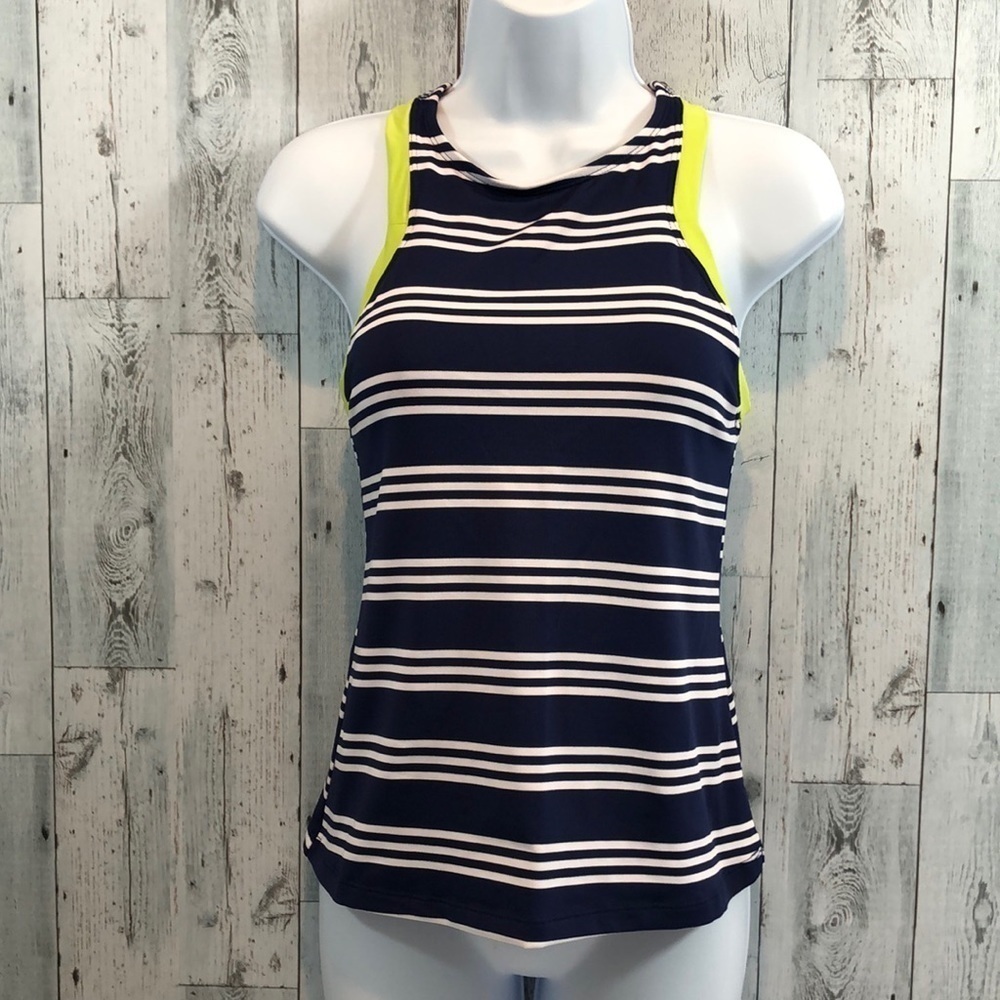 Jag Racerback Stripe Tank Top Small - Picture 2 of 9